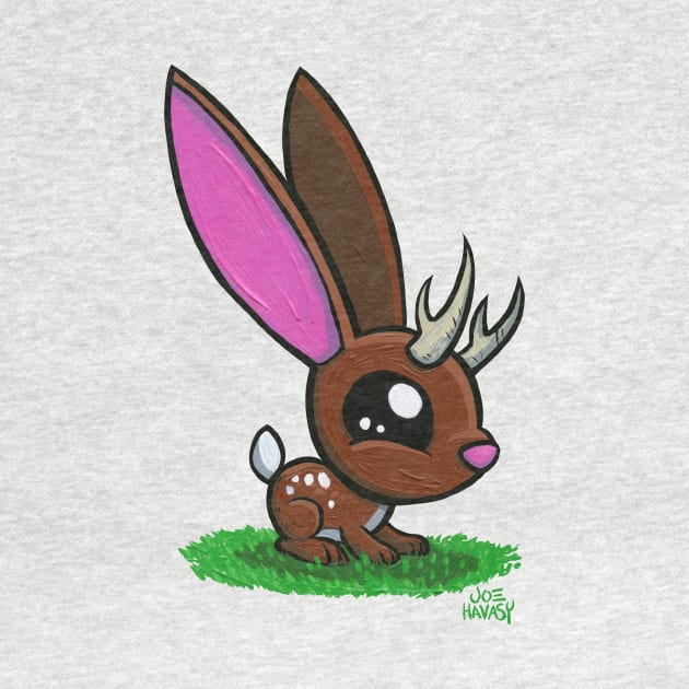 Jackalope Fawn by joehavasy